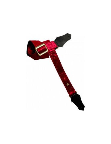 CORREA GUIT/BAJO -  Crushed Velvet Burgundy
