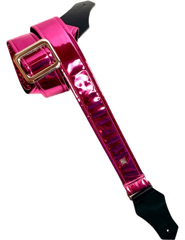 CORREA GUIT/BAJO -  Mirror Reflective Fuchsia