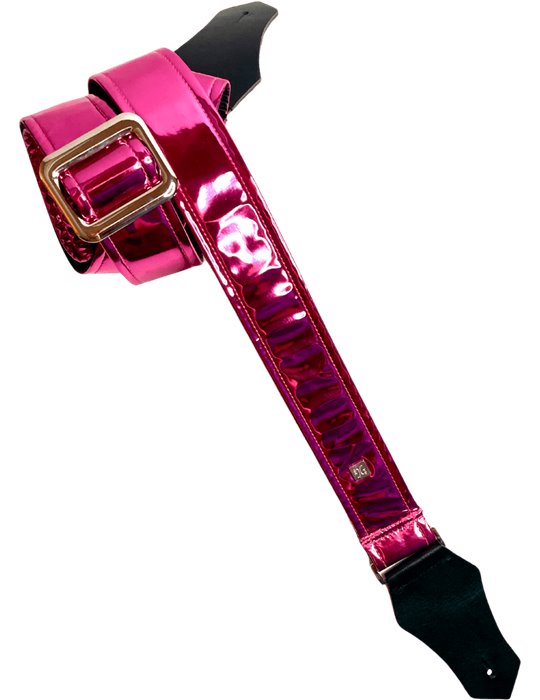 CORREA GUIT/BAJO -  Mirror Reflective Fuchsia