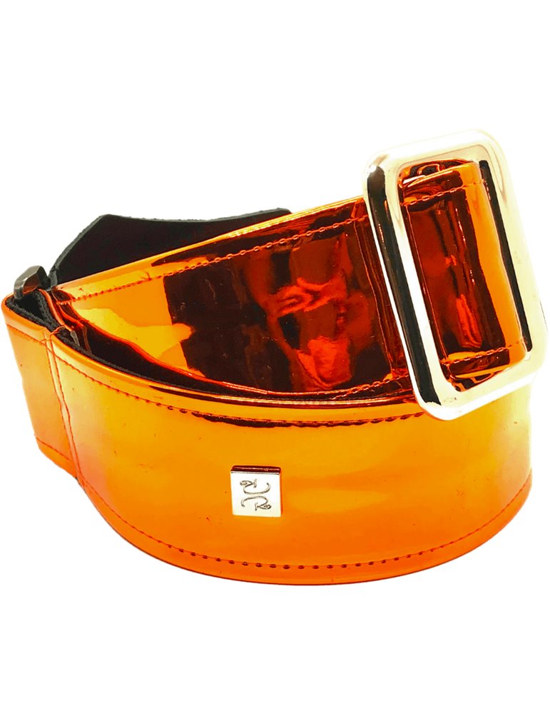CORREA GUIT/BAJO -  Mirror Reflective Orange