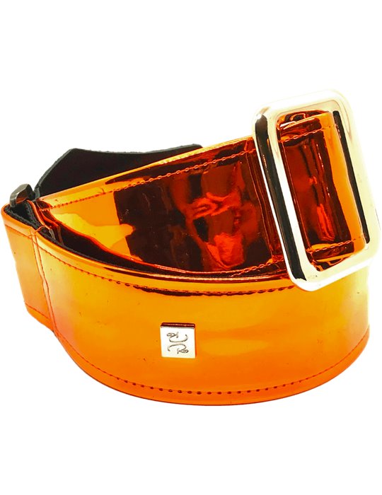 CORREA GUIT/BAJO -  Mirror Reflective Orange