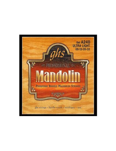 JUEGO MANDOLINA PHOSPHOR BRONZE ULTRA LIGHT 9-32