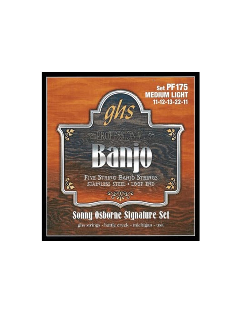 JUEGO BANJO STAINLESS STEEL (5ST) SONNY OSBORNE