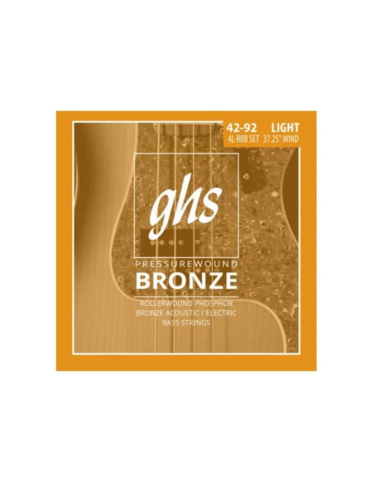 JUEGO BAJO ACÚSTICO PRESSUREWOUND BRONZE LIGHT 42-92