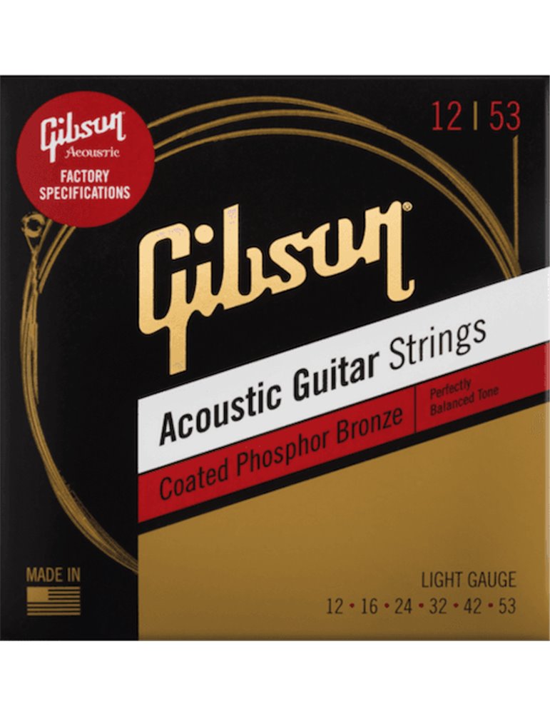 JUEGO ACÚSTICA PHOSPHOR BRONZE COATED LIGHT 12-56