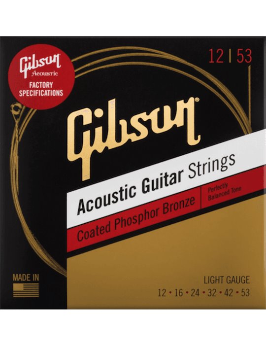 JUEGO ACÚSTICA PHOSPHOR BRONZE COATED LIGHT 12-56