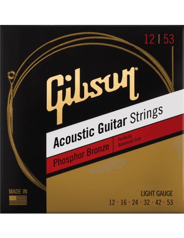 JUEGO ACÚSTICA PHOSPHOR BRONZE LIGHT 12-53