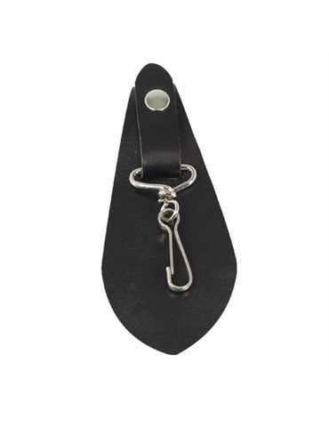 Colgador Corneta Piel 6118-001 001 - Negro