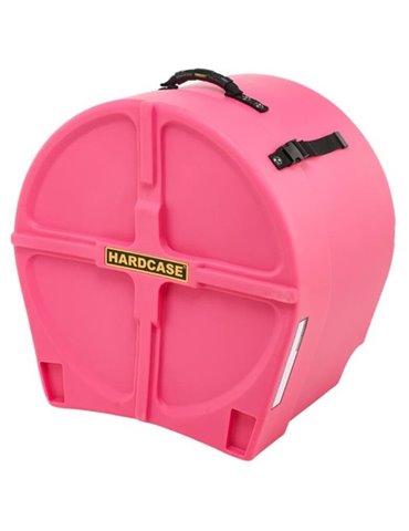 ESTUCHE HARDCASE BOMBO 18" FULL FOAM LINING - ROSA (CON RUEDAS)