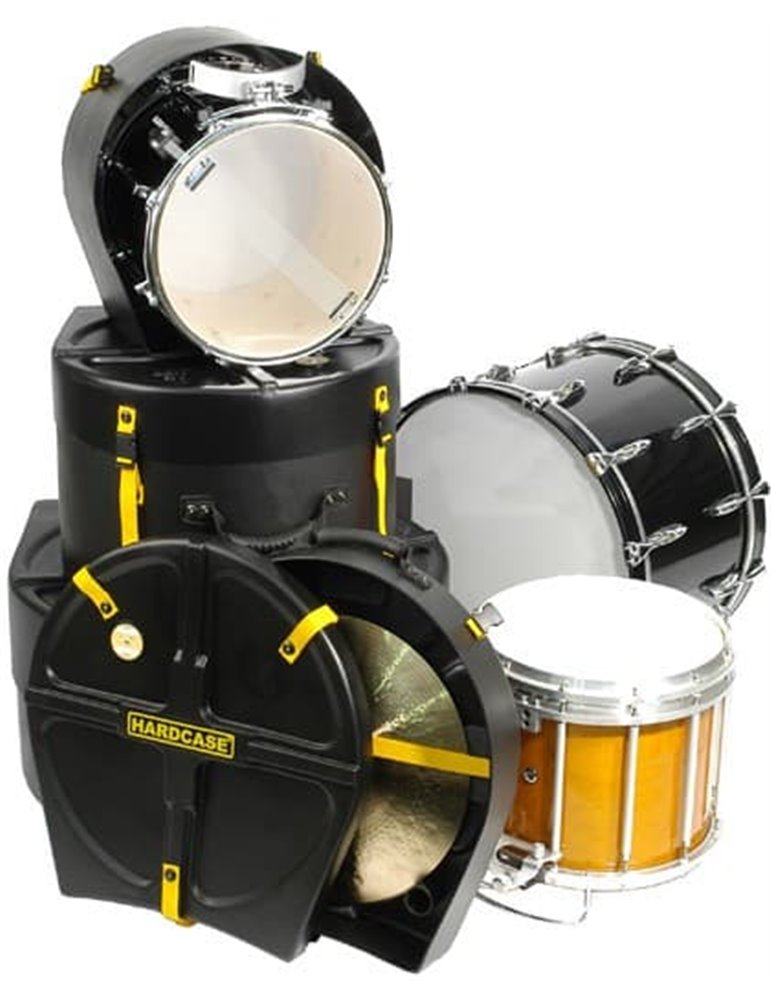 ESTUCHE HARDCASE CAJA BANDA TENOR 16"x 12" (CON RUEDAS)