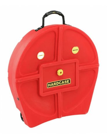 ESTUCHE HARDCASE PLATOS HASTA 22" - ROJO