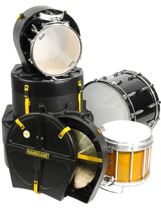 ESTUCHE HARDCASE CAJA BANDA TENOR 15"x 12" (CON RUEDAS)