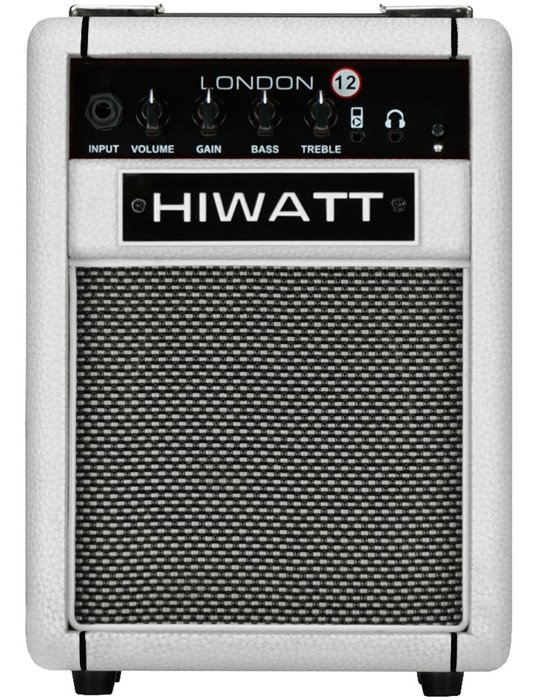 AMPLIFICADOR GUITARRA COMBO HIWATT LONDON CON BLUETOOTH 1x6,5" - 12W (BLANCO)