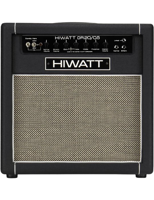 AMPLIFICADOR GUITARRA COMBO A VÁLVULAS HIWATT DR20/0.5 - 1x12 PURPLEBLACK 150 - 20/0.5w
