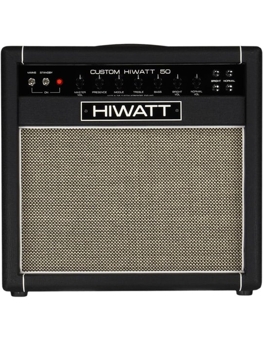 AMPLIFICADOR GUITARRA COMBO A VÁLVULAS HIWATT DR504 - 1x12 FANE F75 - 50w