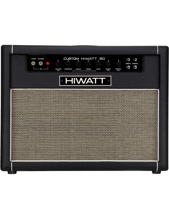 AMPLIFICADOR GUITARRA COMBO A VÁLVULAS HIWATT DR504 - 2x12 FANE F75 - 50w