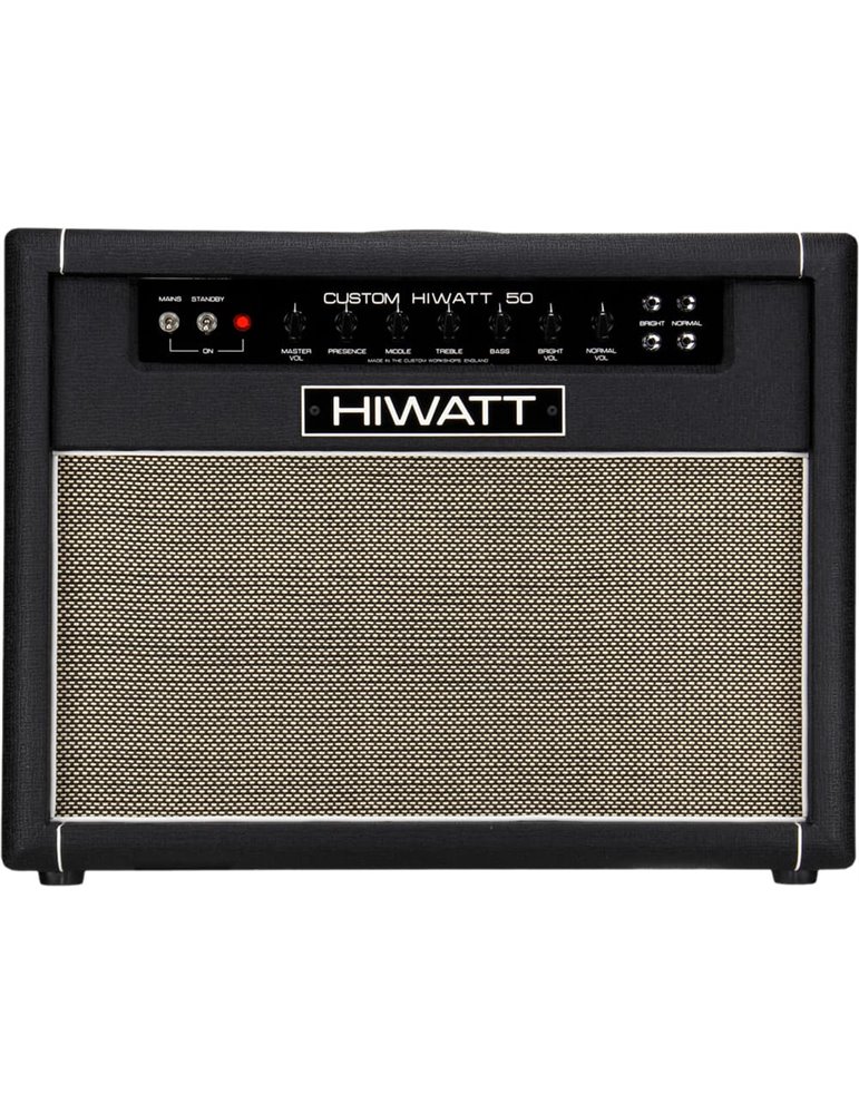 AMPLIFICADOR GUITARRA COMBO A VÁLVULAS HIWATT DR504 - 2x12 FANE PURPLEBLACK 150 - 50w