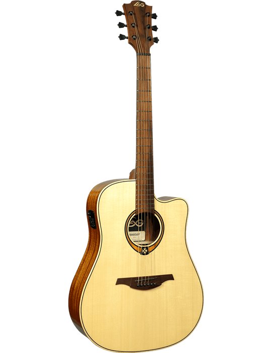 GUITARRA ACÚSTICA LÂG DREADNOUGHT CUTAWAY A/E TRAMONTANE 88 - NATURAL