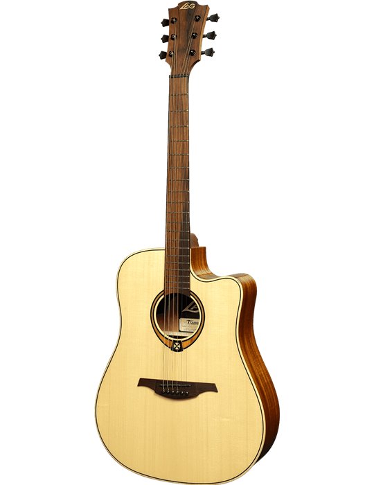GUITARRA ACÚSTICA LÂG DREADNOUGHT CUTAWAY A/E TRAMONTANE 88 - NATURAL