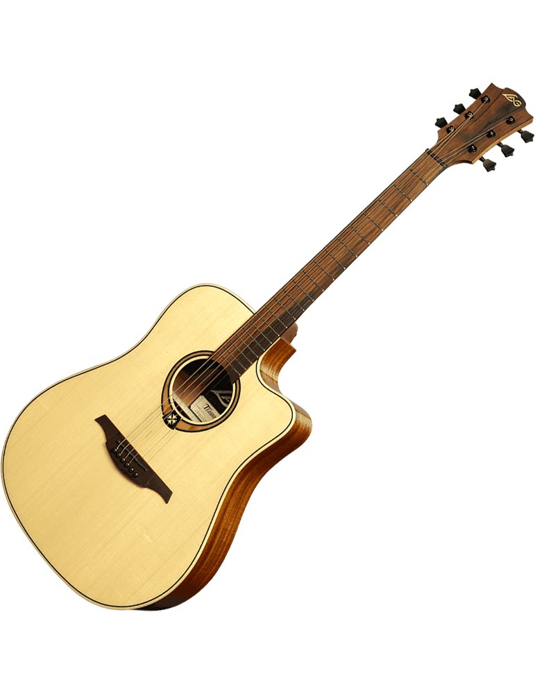 GUITARRA ACÚSTICA LÂG DREADNOUGHT CUTAWAY A/E TRAMONTANE 88 - NATURAL