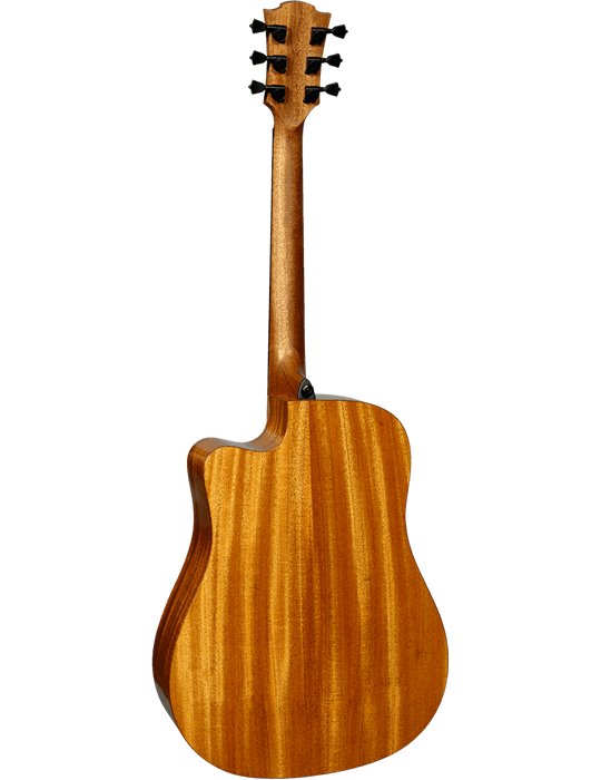 GUITARRA ACÚSTICA LÂG DREADNOUGHT CUTAWAY A/E TRAMONTANE 88 - NATURAL