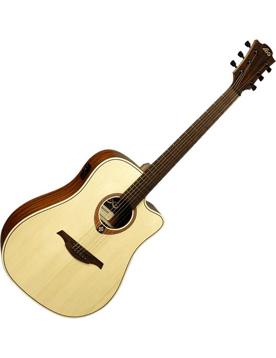 GUITARRA ACÚSTICA LÂG DREADNOUGHT CUTAWAY TRAMOANTANE 70 A/E 