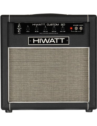 AMPLIFICADOR GUITARRA COMBO A VÁLVULAS HIWATT CUSTOM 20 - 1x12 FANE F75 - 20w