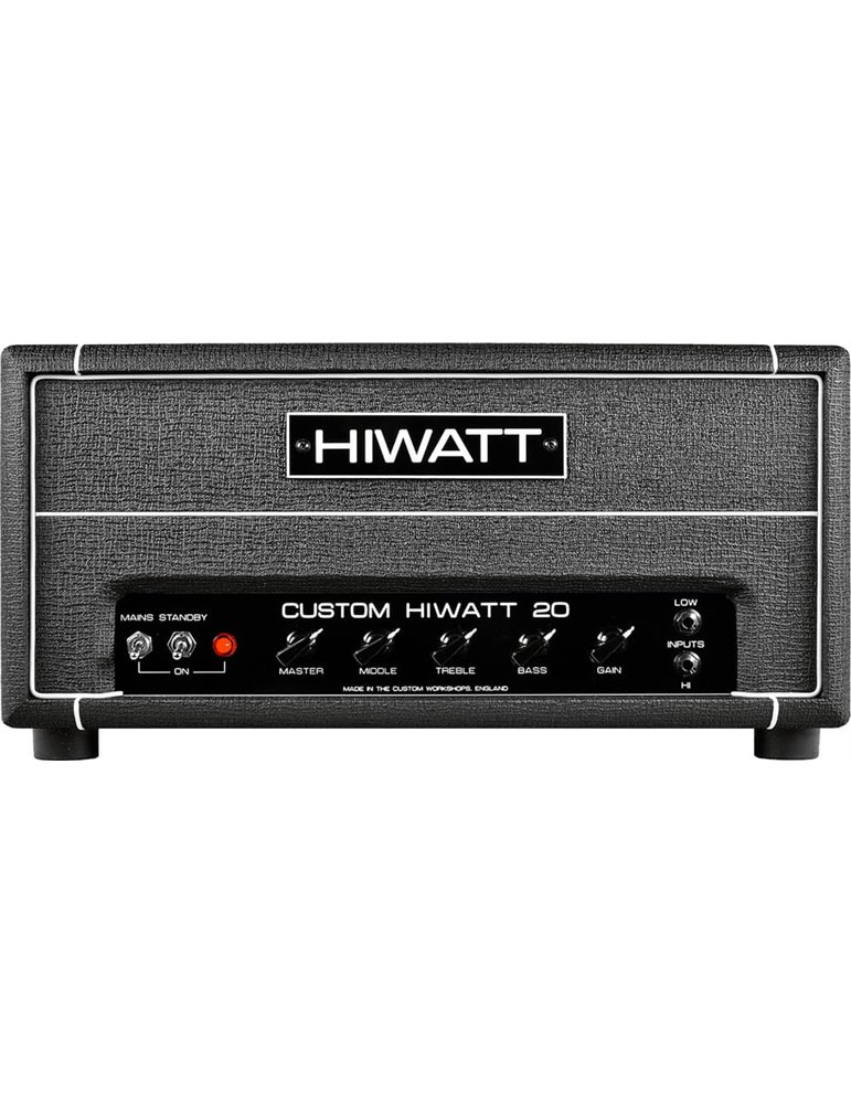 AMPLIFICADOR GUITARRA CABEZAL A VÁLVULAS HIWATT CUSTOM 20 - 20w