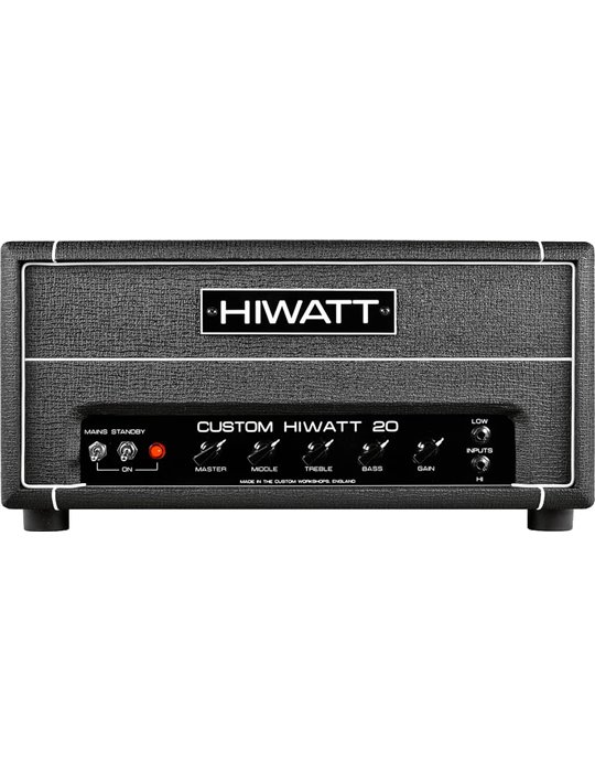 AMPLIFICADOR GUITARRA CABEZAL A VÁLVULAS HIWATT CUSTOM 20 - 20w