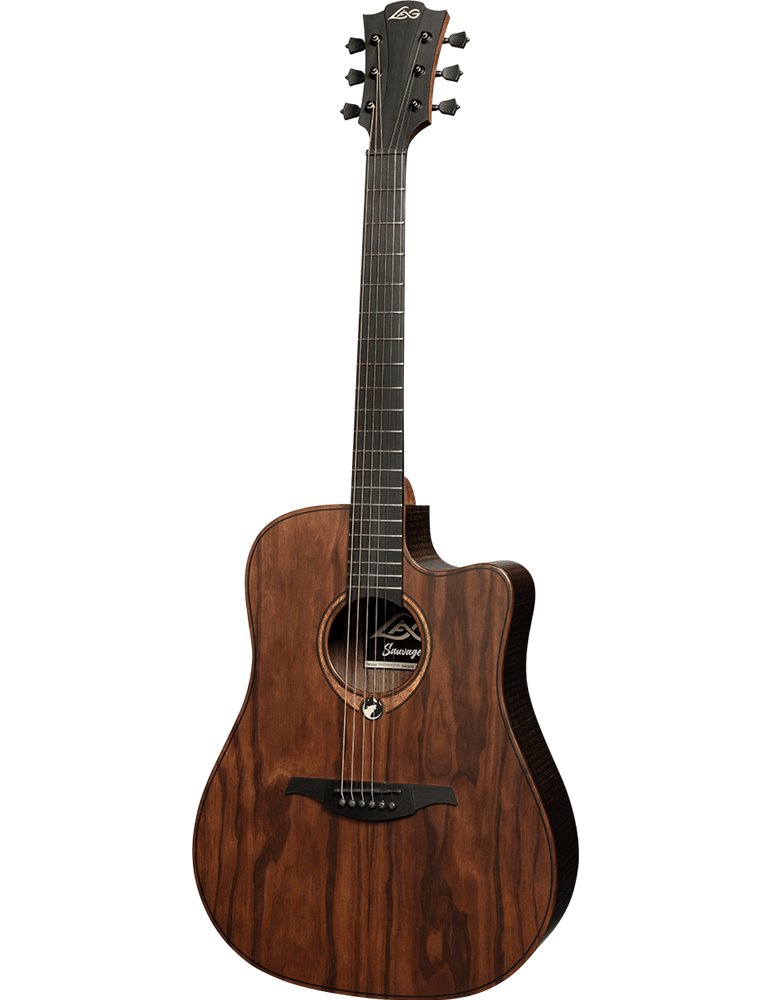 GUITARRA ACÚSTICA LÂG DREADNOUGHT CUTWAY A/E - SAUVAGE 