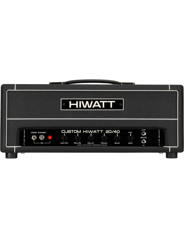 AMPLIFICADOR GUITARRA CABEZAL A VÁLVULAS HIWATT STUDIO-STAGE 20/40 - 20/40w