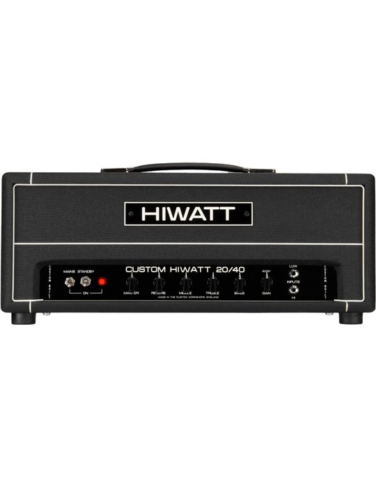 AMPLIFICADOR GUITARRA CABEZAL A VÁLVULAS HIWATT STUDIO-STAGE 20/40 - 20/40w
