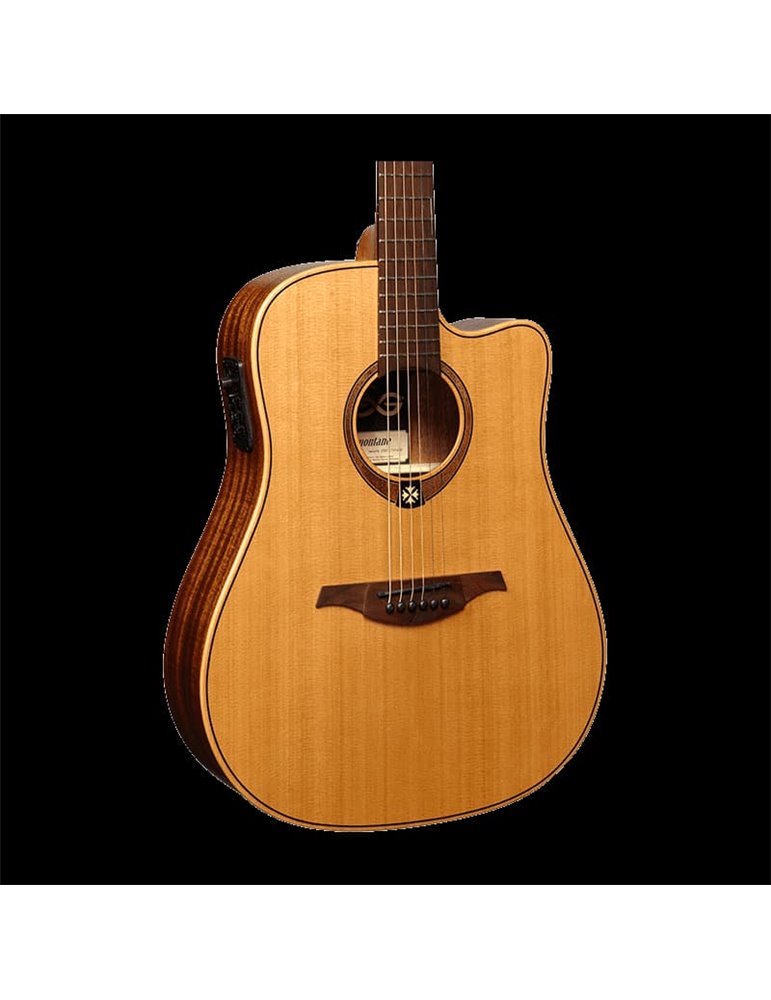 GUITARRA ACÚSTICA LÂG DREADNOUGHT CUTAWAY TRAMONTANE 170 A/E - NATURAL