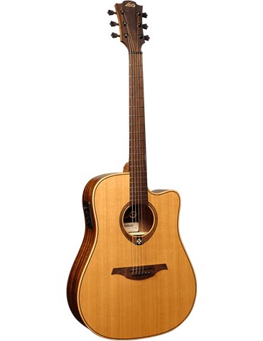 GUITARRA ACÚSTICA LÂG DREADNOUGHT CUTAWAY TRAMONTANE 170 A/E - NATURAL 2