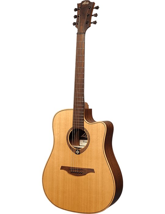GUITARRA ACÚSTICA LÂG DREADNOUGHT CUTAWAY TRAMONTANE 170 A/E - NATURAL