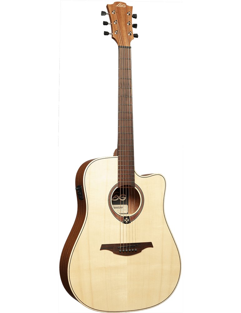 GUITARRA ACÚSTICA LÂG DREADNOUGHT CUTAWAY TRAMONTANE 70 A/C - NATURAL