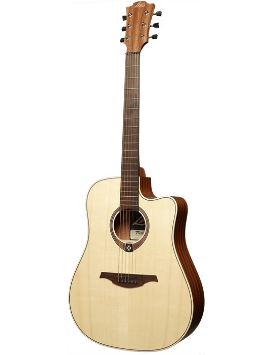 GUITARRA ACÚSTICA LÂG DREADNOUGHT CUTAWAY TRAMONTANE 70 A/C - NATURAL