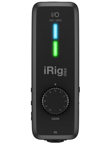 IRIG AUDIO & MIDI HD UNIVERSAL PARA IPHONE, IPOD TOCH, IPAD Y MAC