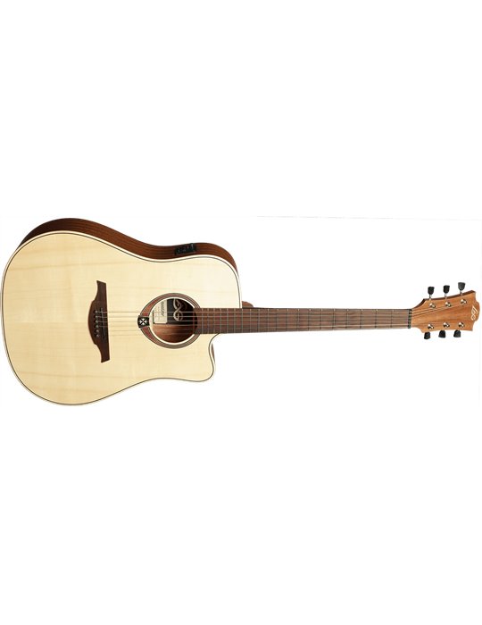 GUITARRA ACÚSTICA LÂG DREADNOUGHT CUTAWAY TRAMONTANE 70 A/C - NATURAL