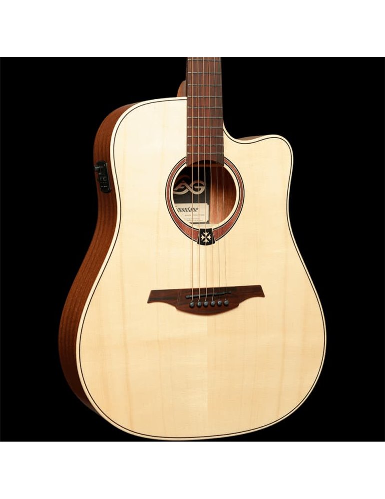 GUITARRA ACÚSTICA LÂG DREADNOUGHT CUTAWAY TRAMONTANE 70 A/C - NATURAL