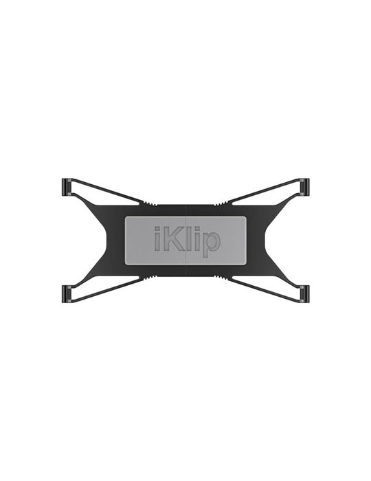Soporte universal para iPads y tablets que se coloca en un pie de micrófono IKLIP