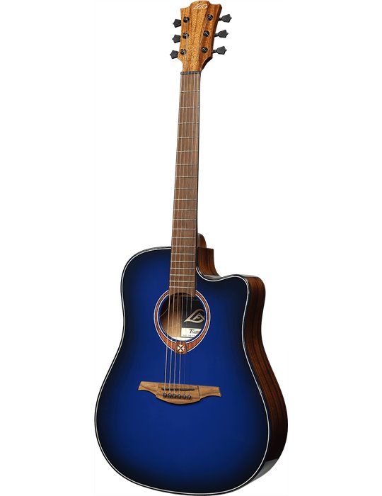 GUITARRA ACÚSTICA LAG DREADNOUGHT A/E CUTAWAY - EDICIÓN LIMITADA BLUE BURST