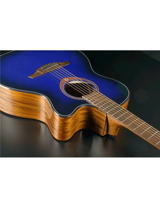 GUITARRA ACÚSTICA LAG DREADNOUGHT A/E CUTAWAY - EDICIÓN LIMITADA BLUE BURST