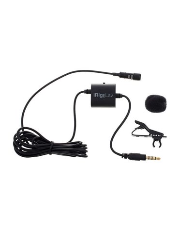 Micrófono de Lavalier móvil para iOS/Android. Incluye 2 Un.iRig Mic Lav