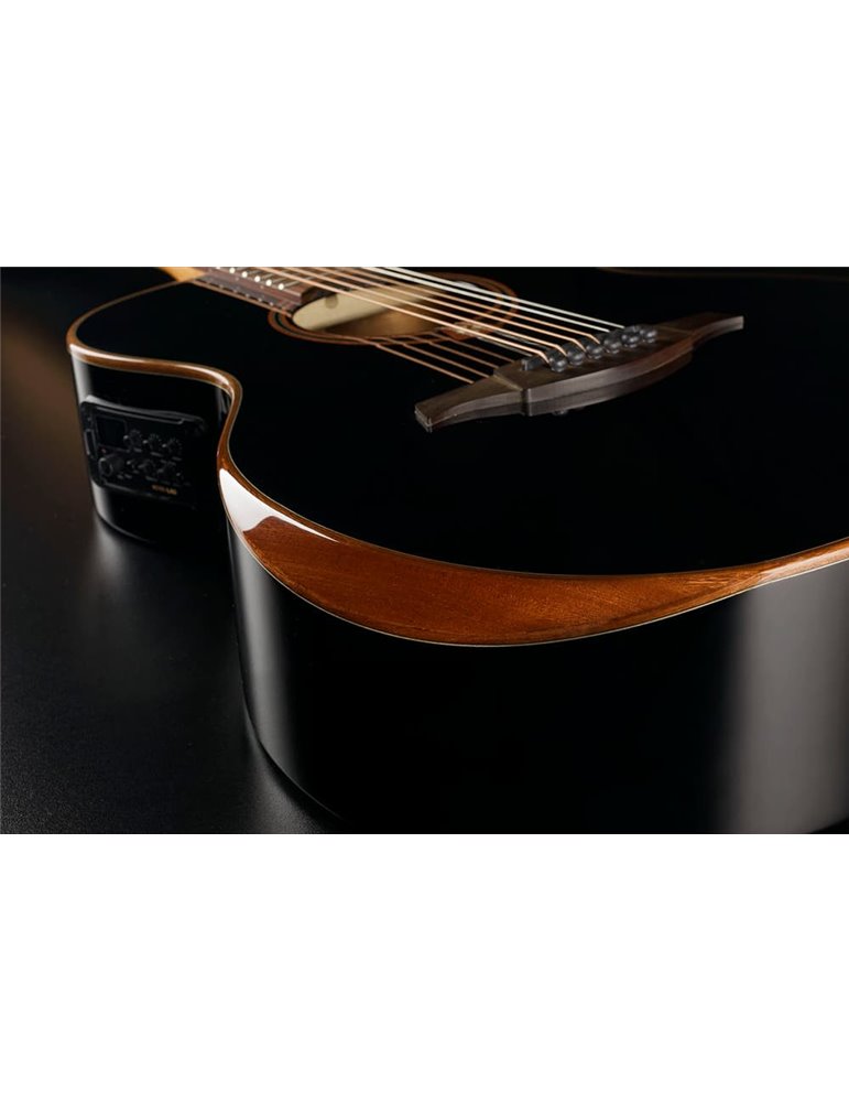 GUITARRA ACÚSTICA LAG AUDITORIUM A/E CUTAWAY - EDICIÓN LIMITADA BISEL - NEGRA