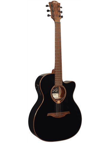 GUITARRA ACÚSTICA LÂG AUDITORIUM CUTAWAY TRAMONTANE 118 A/E - NEGRA 2