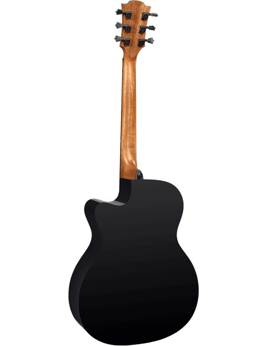 GUITARRA ACÚSTICA LÂG AUDITORIUM CUTAWAY TRAMONTANE 118 A/E - NEGRA