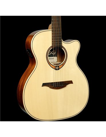 GUITARRA ACÚSTICA LÂG AUDITORIUM CUTAWAY A/E TRAMONTANE 88 