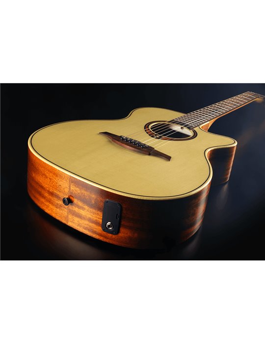 GUITARRA ACÚSTICA LÂG AUDITORIUM CUTAWAY A/E TRAMONTANE 88 