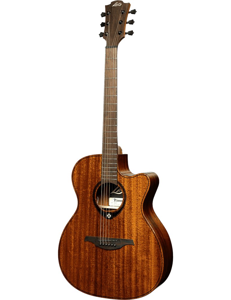 GUITARRA ACÚSTICA LÂG AUDITORIUM CUTAWAY A/E TRAMONTANE 98 - CAOBA